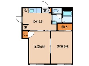 白山　グリーンハイムの物件間取画像